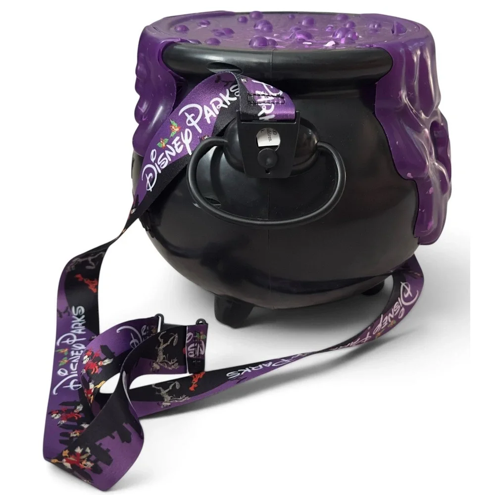 Disney Parks 2018 Halloween purple Poison Cauldron Popcorn Bucket Light Up